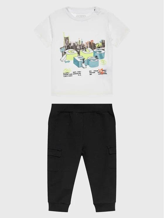 SET SS T-SHIRT+TERRY PANTS 