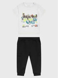SET SS T-SHIRT+TERRY PANTS 