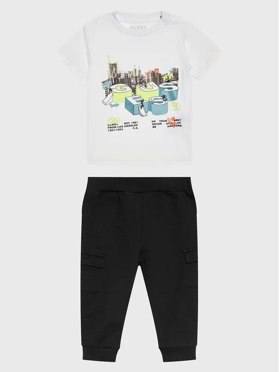 SET SS T-SHIRT+TERRY PANTS 