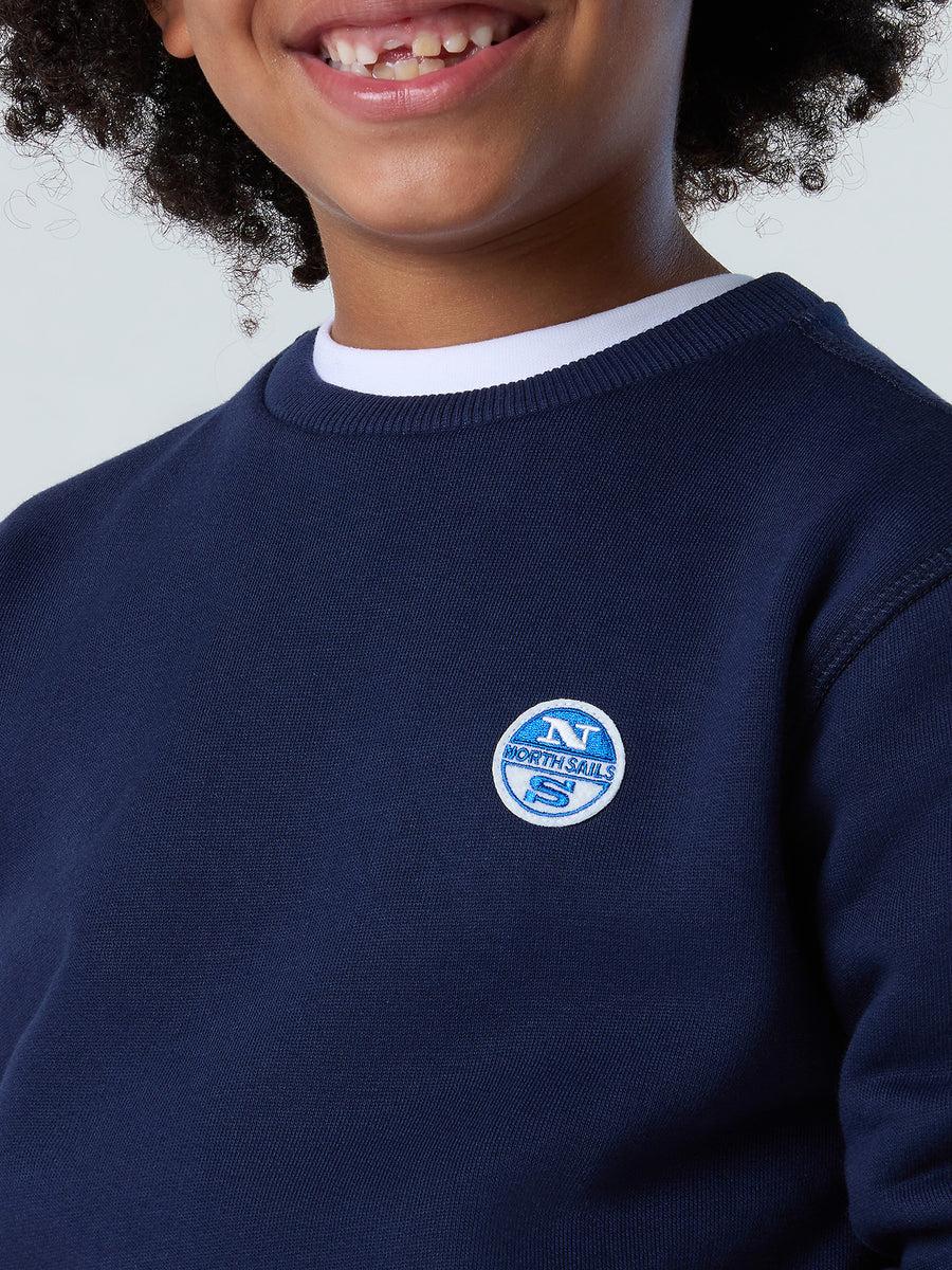 CREWNECK SWEATSHIRT WITH LOGO 794443/0802 NORTH SAILS