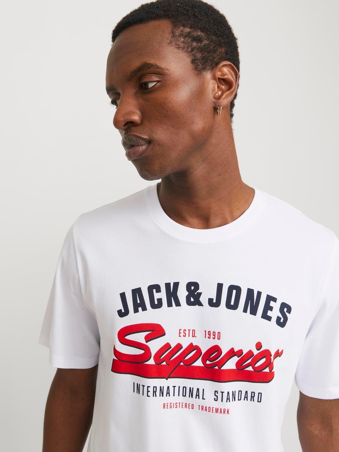 12268267/White JACK AND JONES