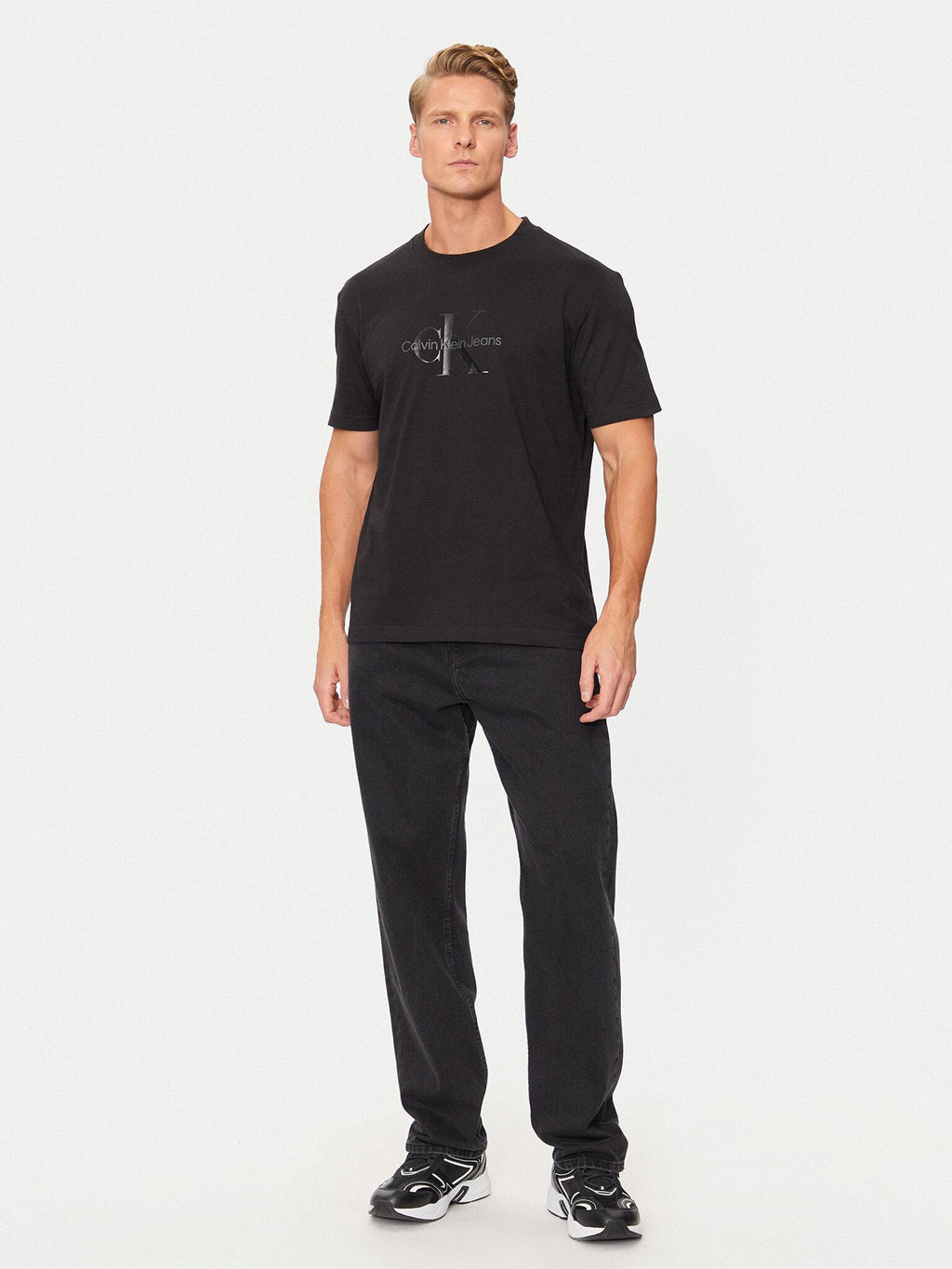 SHINY MONOLOGO TEE J30J327109/BEH CALVIN KLEIN JEANS