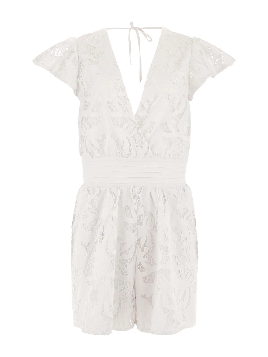 CHLOE EYELET ROMPER 