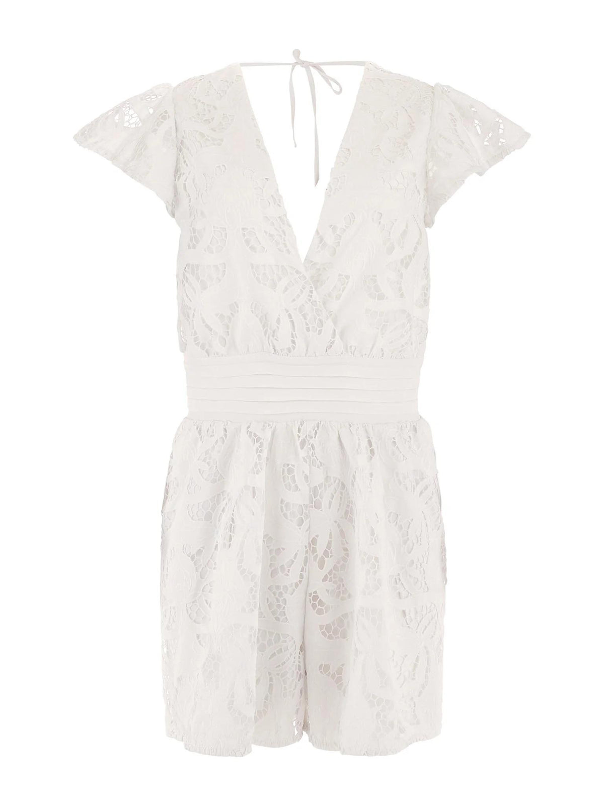 CHLOE EYELET ROMPER 