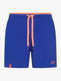 SUN68 SWIM PANT FLUO DETAIL WAISTBAND