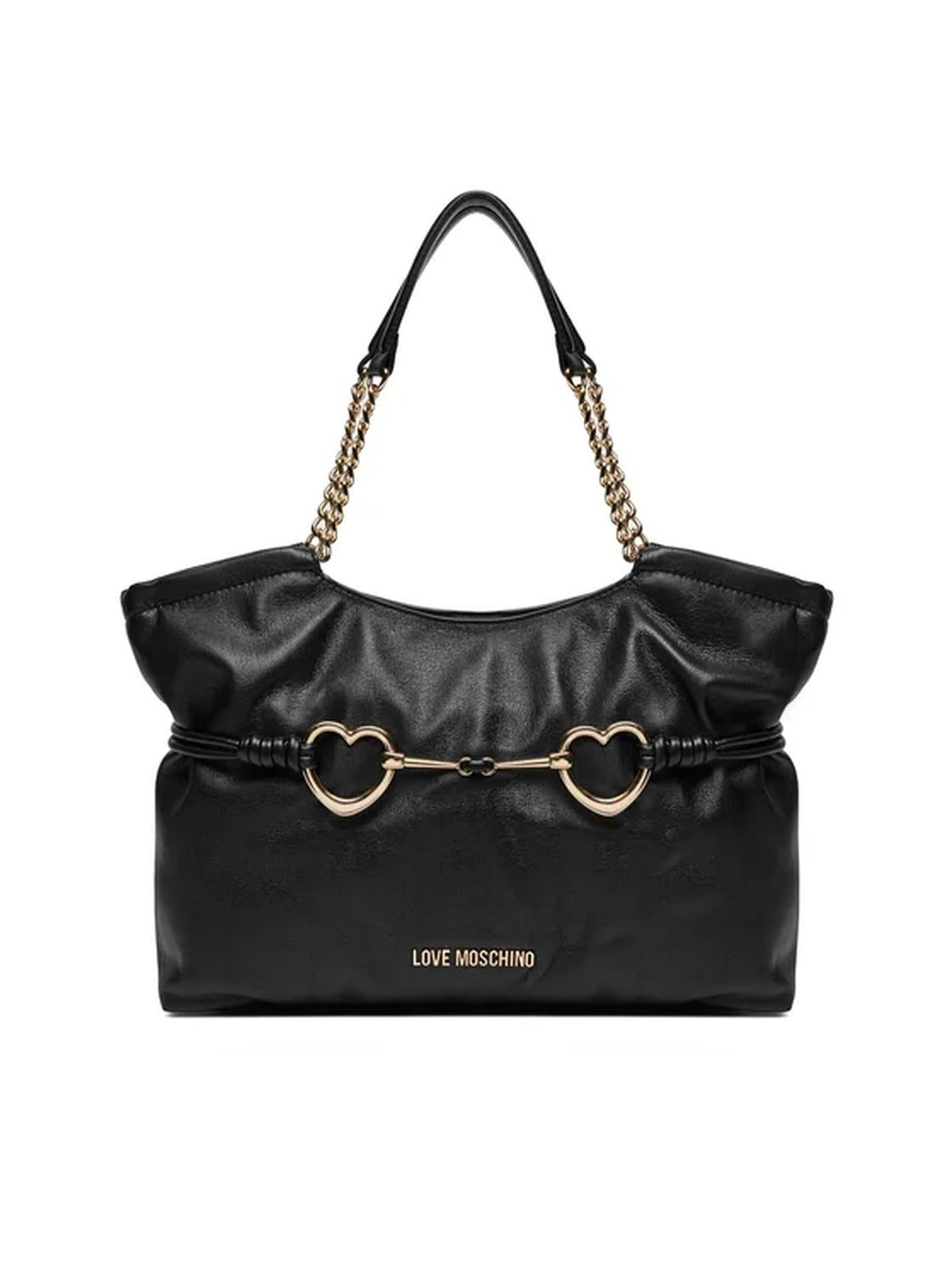 BORSA PU SOFT NERO 