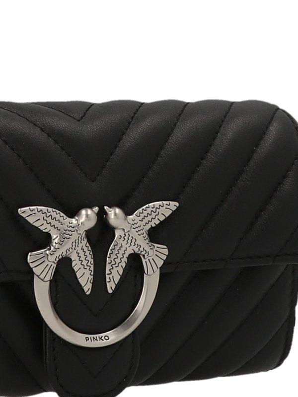 LOVE ONE WALLET C  SHEEP NAPPA CHEVRON 100062 A0GK/Z99O PINKO