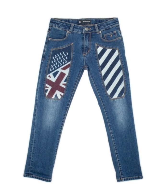 PANTALONE JEANS C/TOPPA 