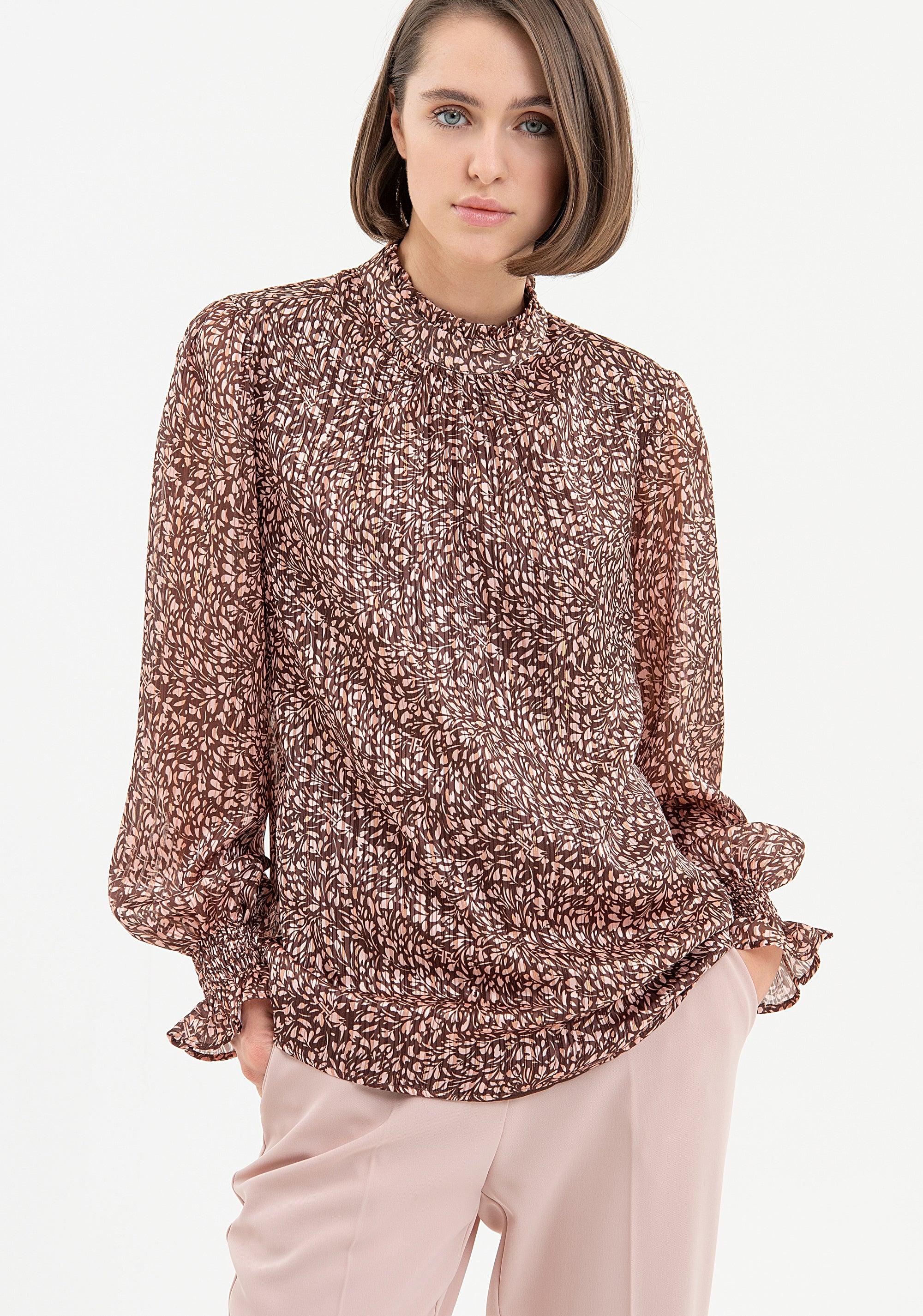 CAMISOLE PRINT BROWNPOWDER FR23WT1012W652R8/R66 FRACOMINA