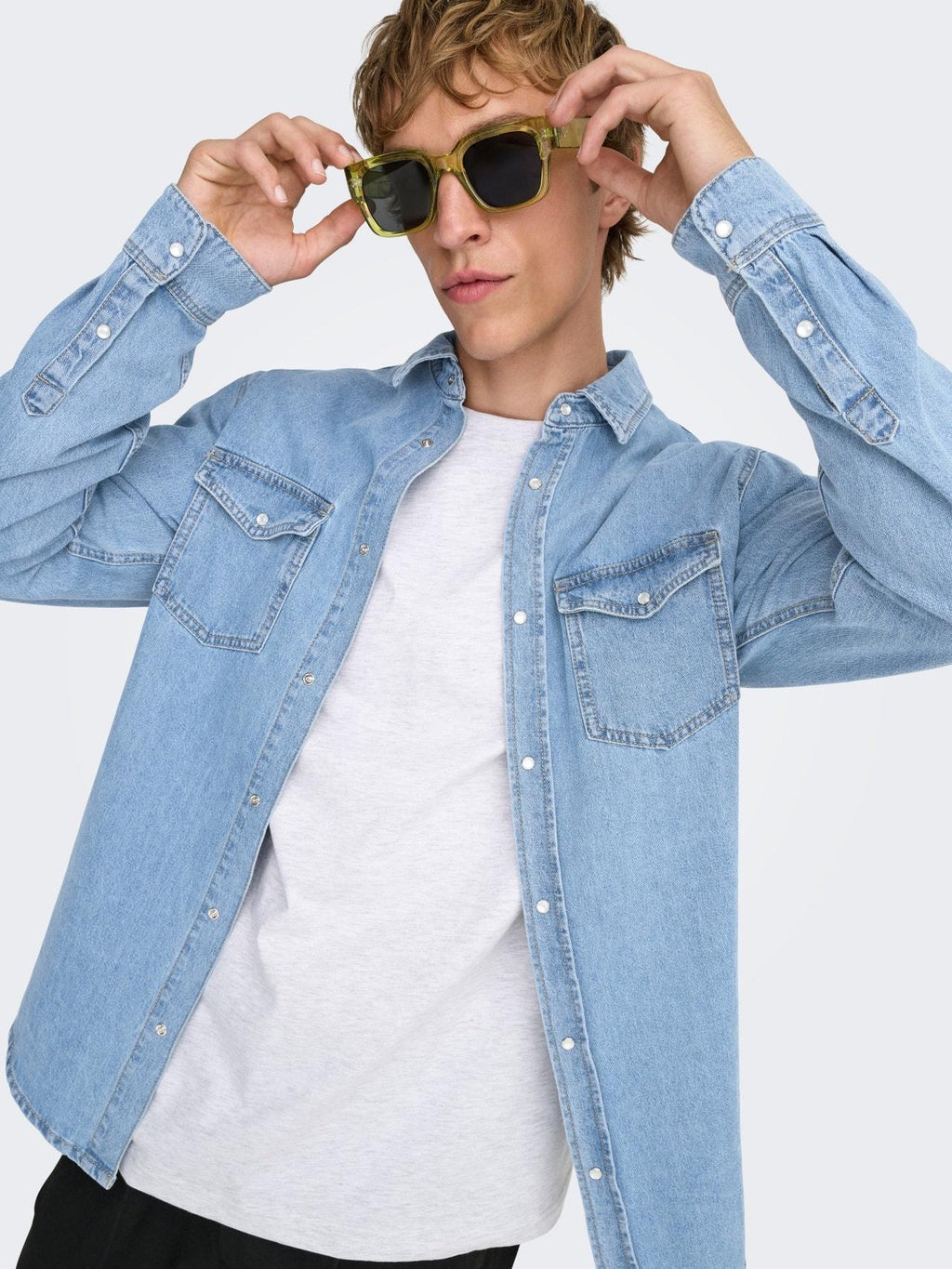 22023247/Medium Blue Denim ONLY&SONS