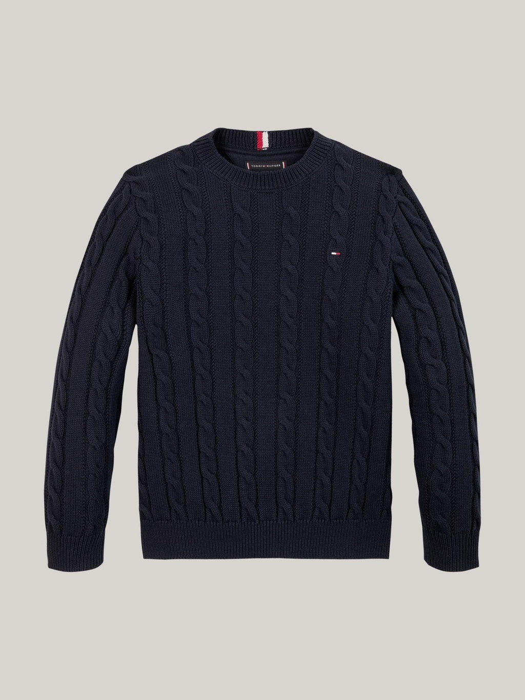 ESSENTIAL REG CABLE SWEATER 