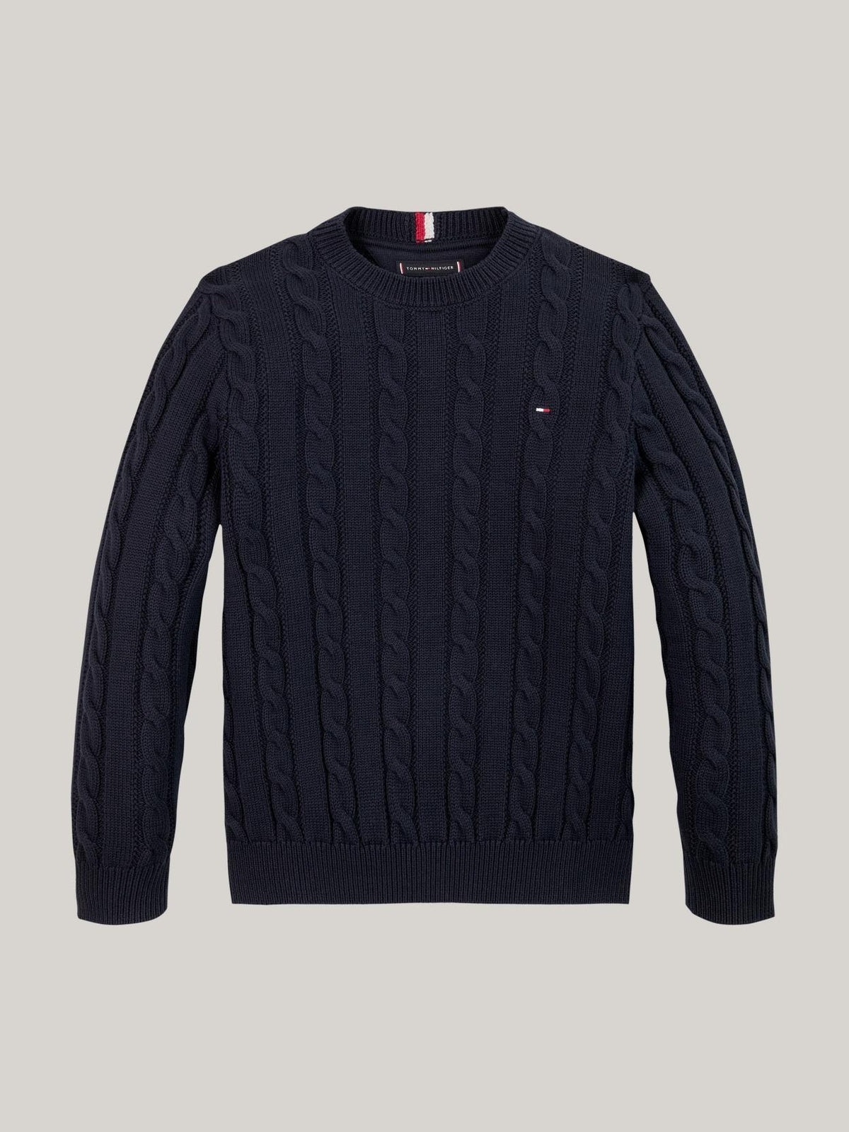 ESSENTIAL REG CABLE SWEATER 