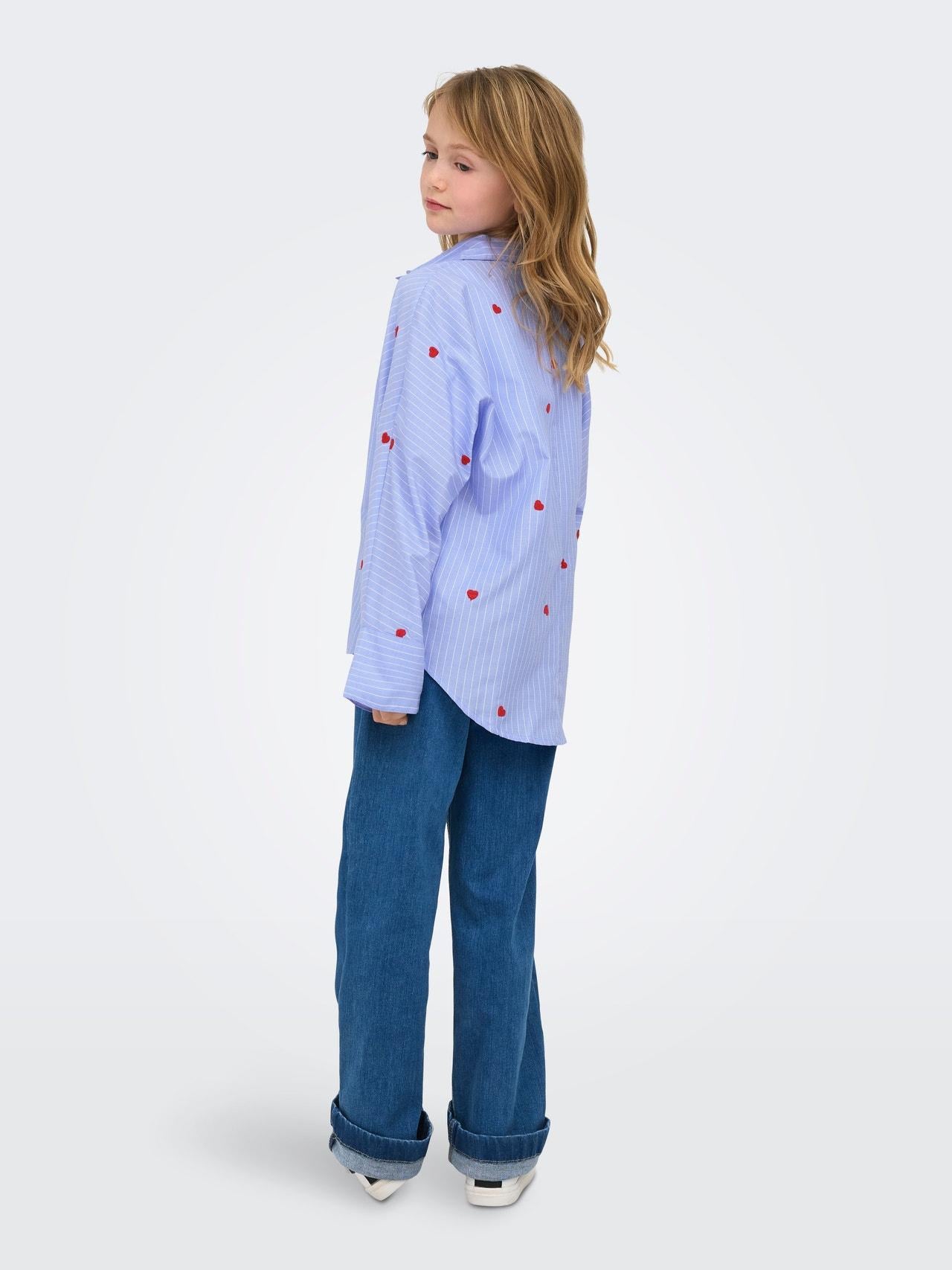 15368227/Moonlight Blue Stripes Red ONLY KIDS