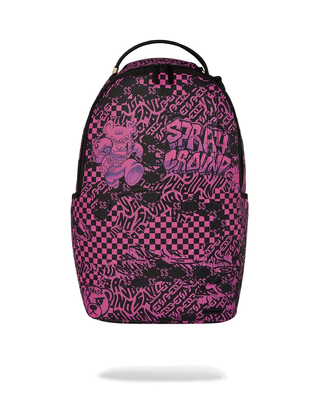 ORGANZA SHARK BACKPACK 910B8169NSZ/CHECK SPRAYGROUND