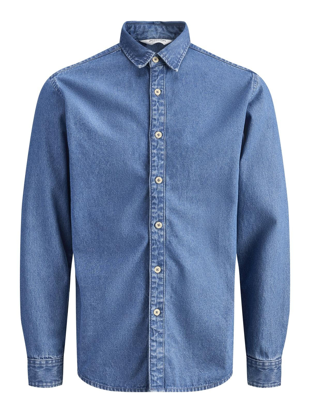 12289227/Blue Denim MID BLUE JACK AND JONES