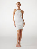 GUESS MARCIANO JANET RIBBED HN DRESS SWTR