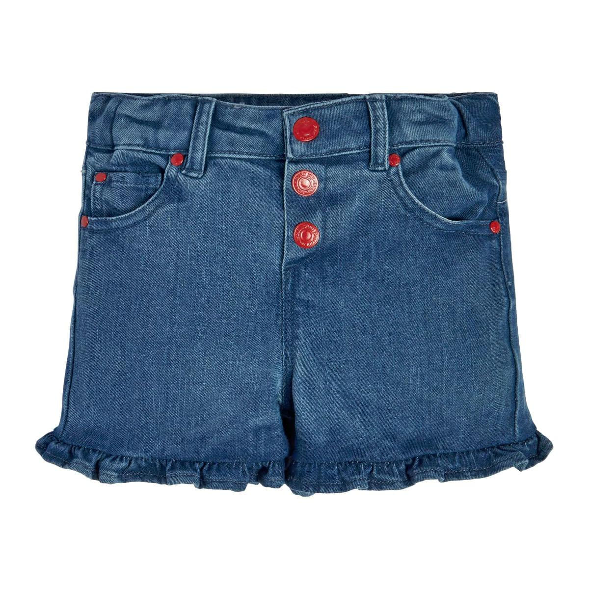STRETCH DENIM SHORTS 