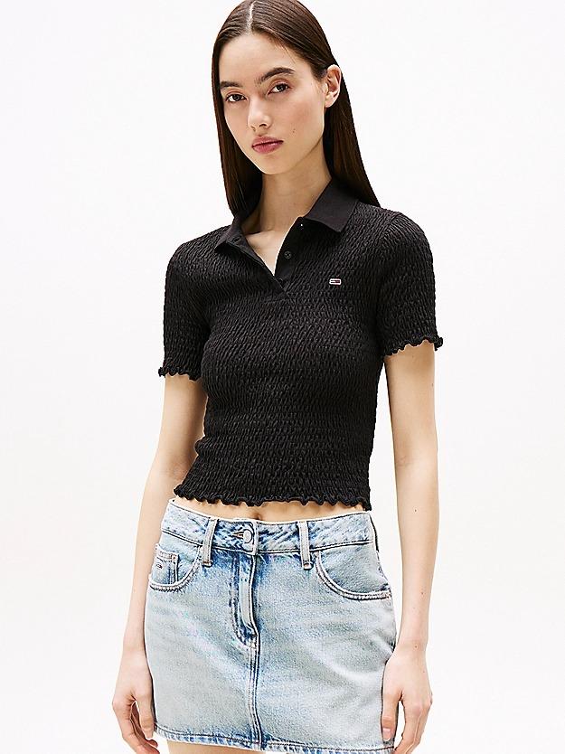 TJW SLIM SMOCK POLO DW0DW20296/BDS TOMMY JEANS