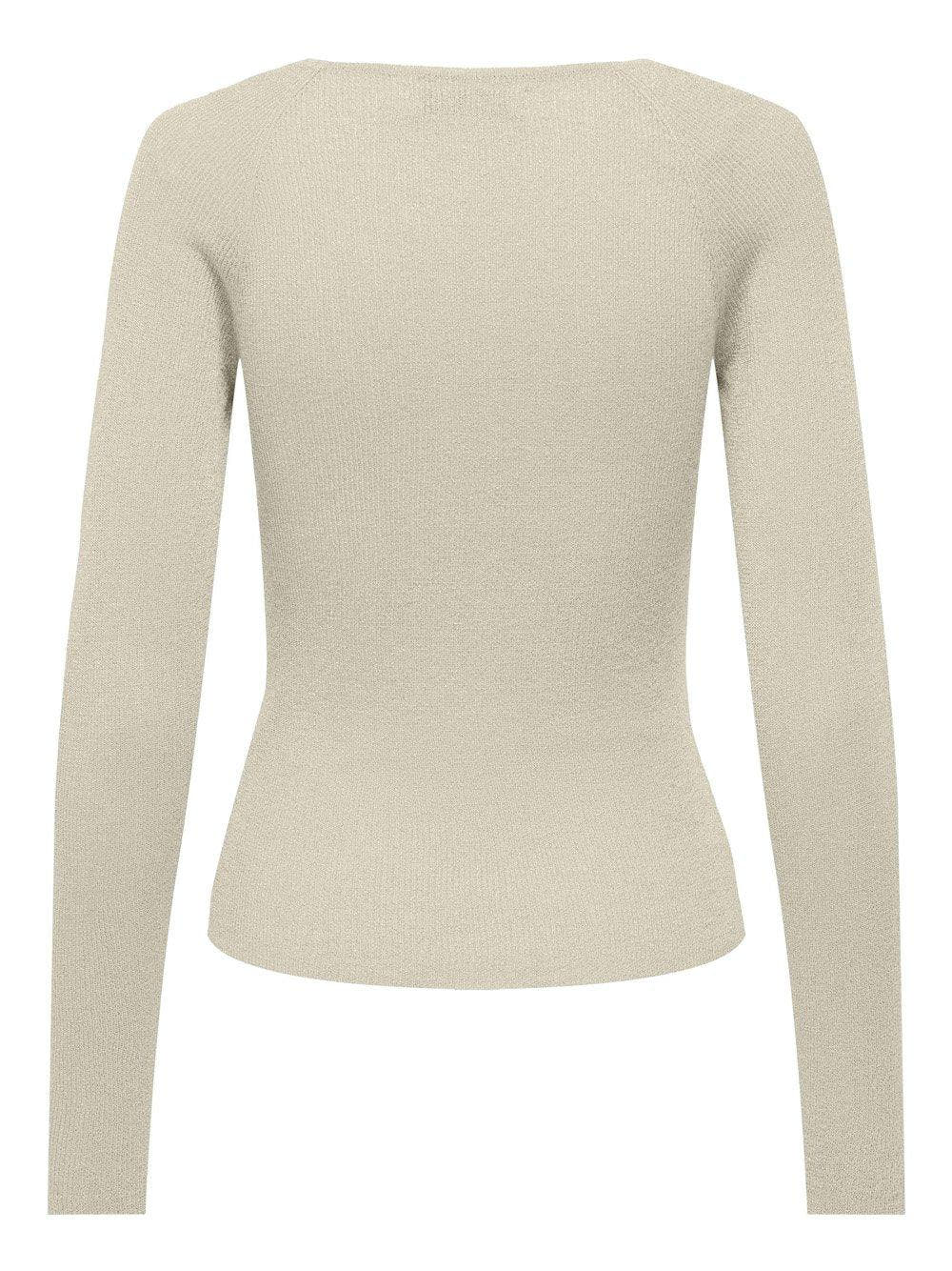 ONLHELGA LS GLITTER ASYMME NECK CC KNT 