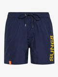 SUN68 SWIM PANT WITH MACRO LOGO ON FRONT