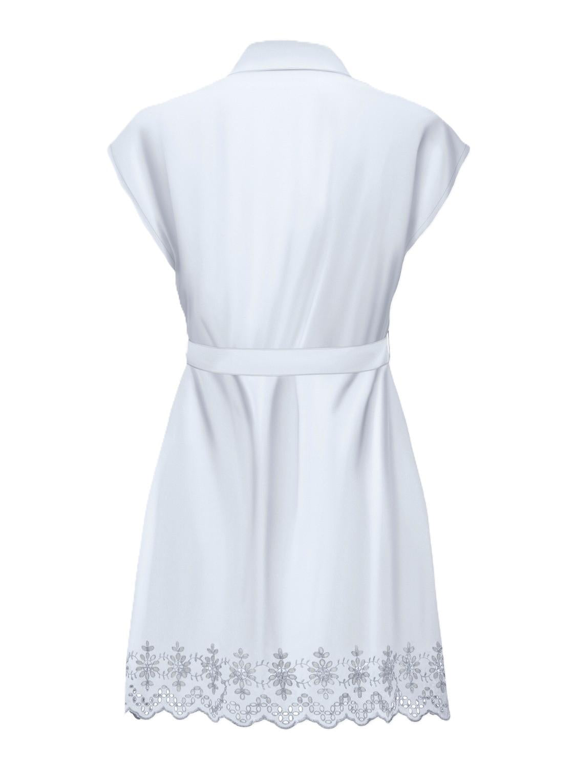 ONLLOU LIFE EMB S/S SHIRT DRESS PTM 