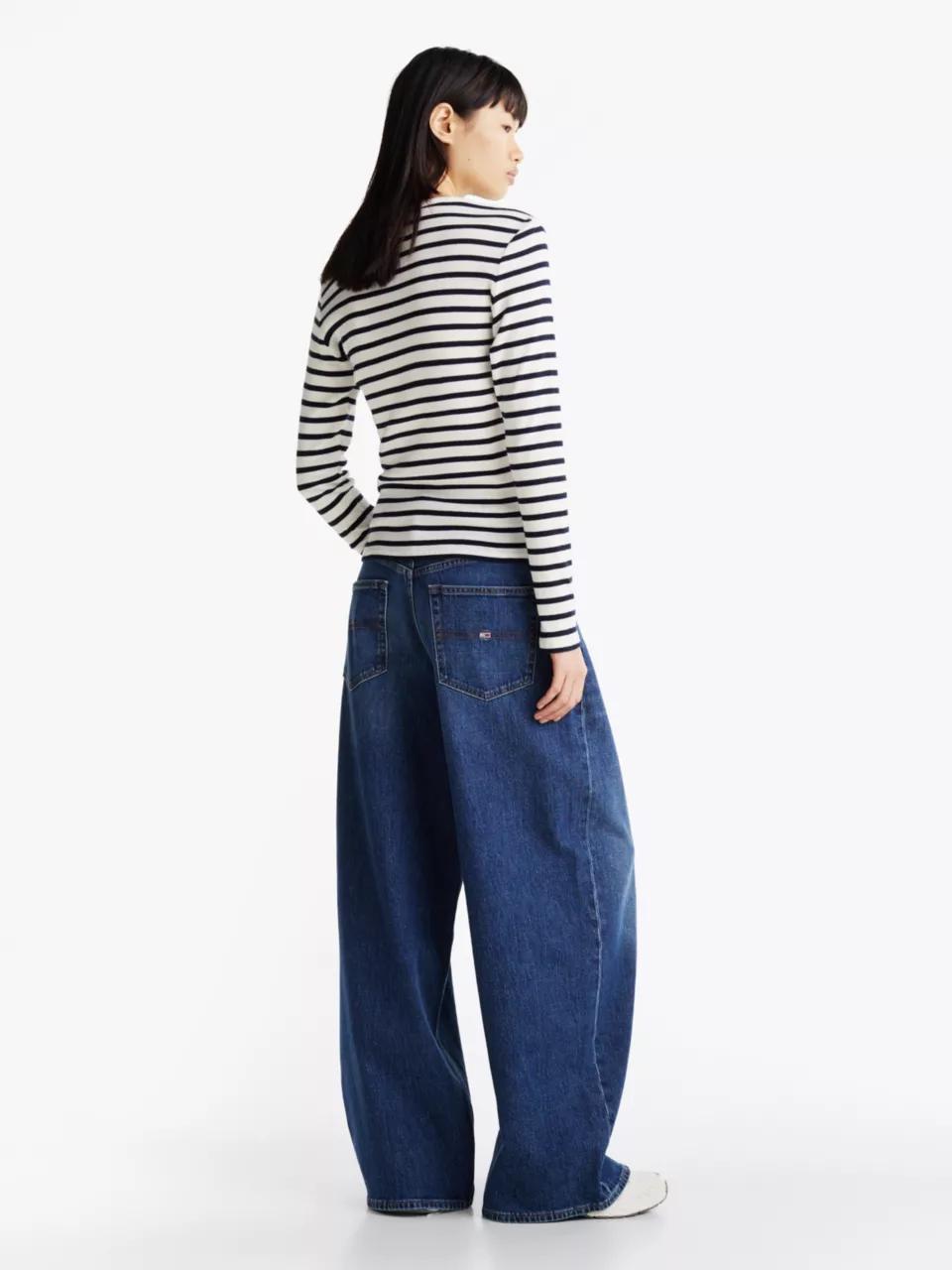 TJW SLM BUTTON RIB C DW0DW19501/0A7 TOMMY JEANS