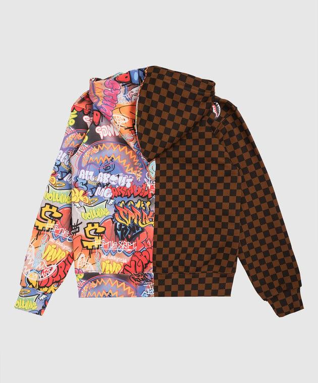 MAKES THE WORLD GO ROUND SPLIT REGULAR HOODIE 