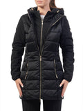 YES ZEE CAPPOTTO DONNA TRAPUNTATO,FINTO GILET STACCABIL