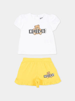 MOSCHINO BABY BLUSA M/C + SHORTS