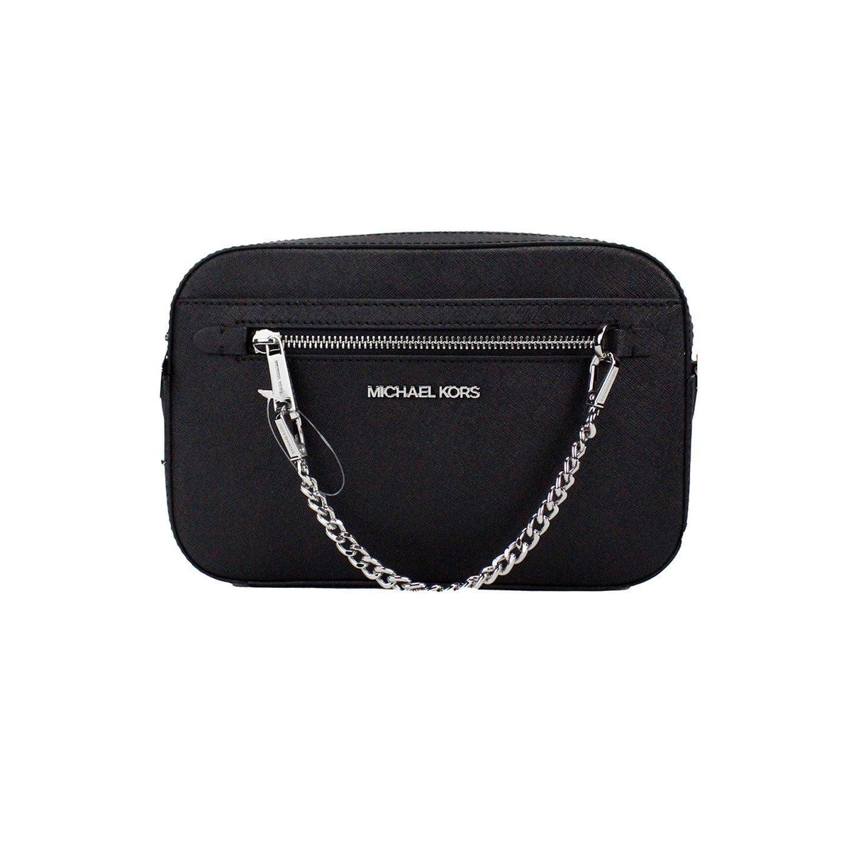 LG EW ZP CHAIN XBODY LEATHER 35T1STTC9L/BLACK MICHAEL KORS