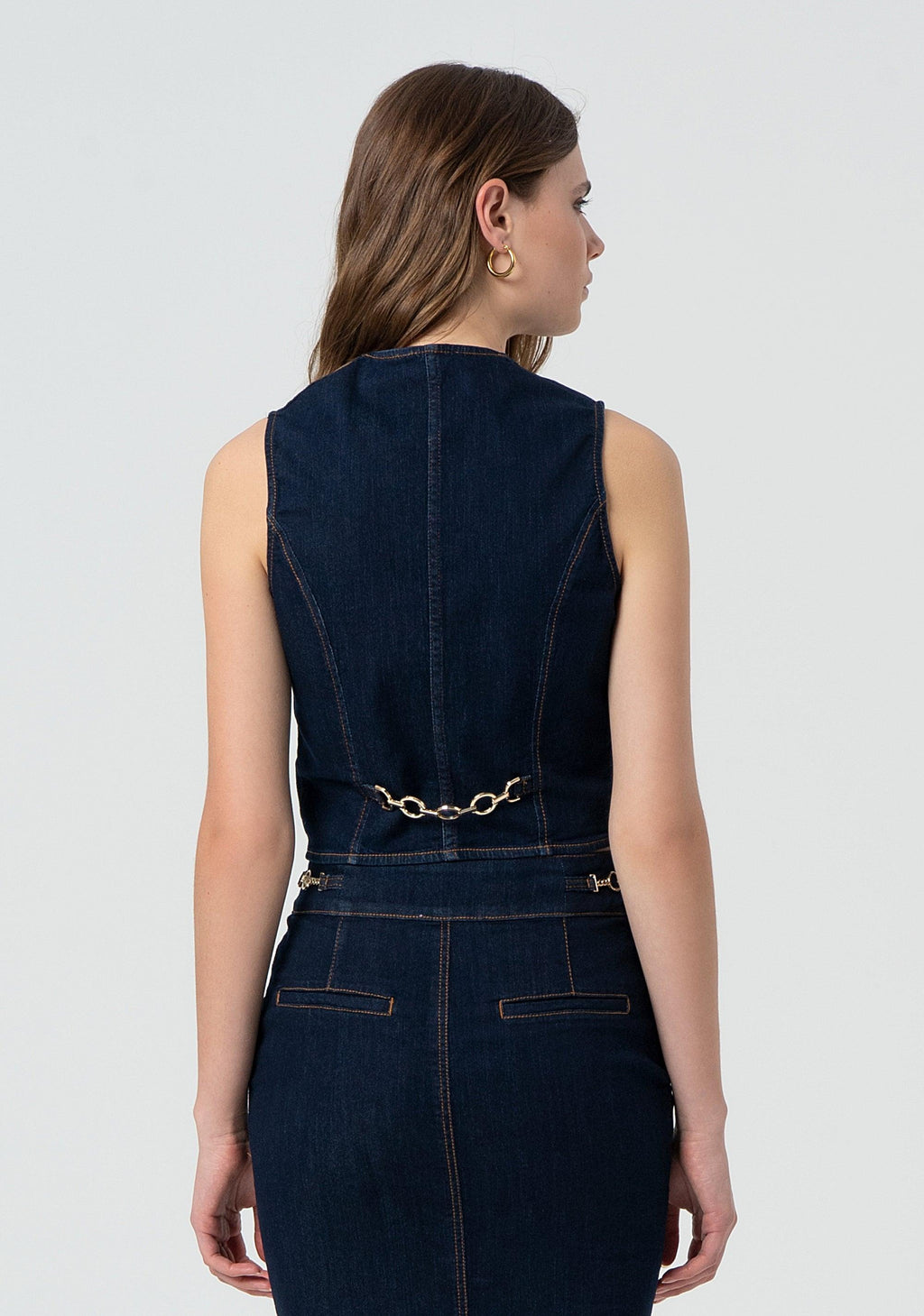 DENIM GILET RAWWASH 