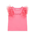 GUESS SS T-SHIRT W/MESH