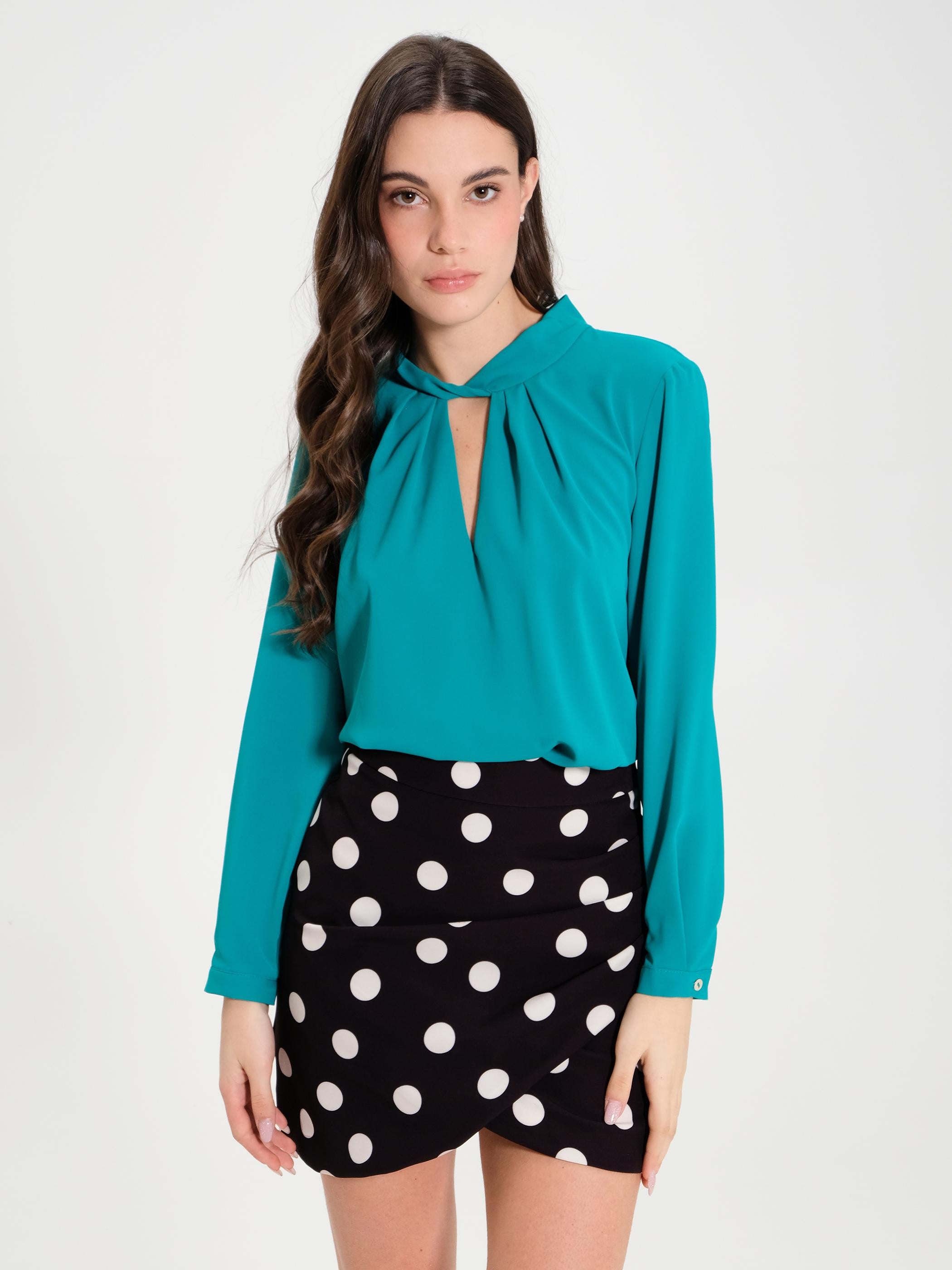 BACI LORENZI-P BLUSA SFIANCATA CFC0117765003/B520 RINASCIMENTO