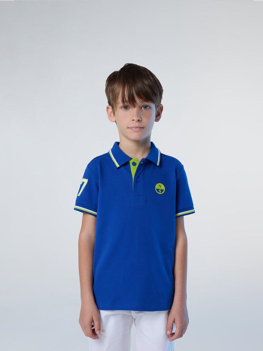 POLO SHORT SLEEVE W/NUMBER APPLICATION ON SLEEVE 