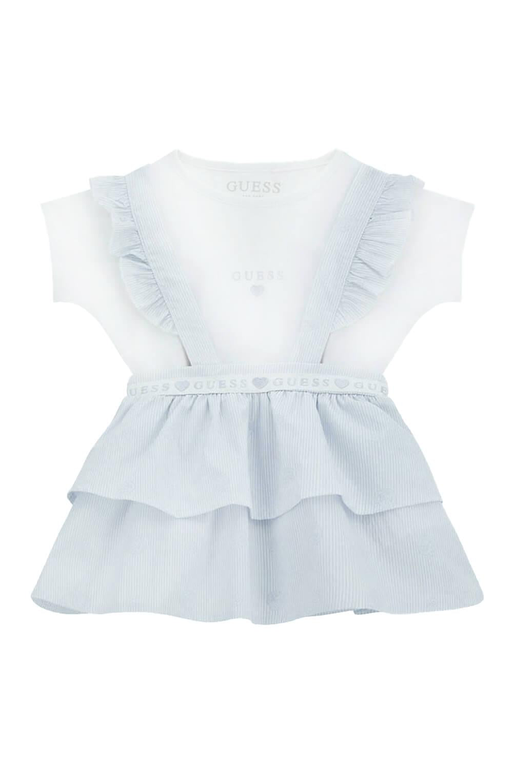 SET SS T-SHIRT+POPLIN SKIRTALL 