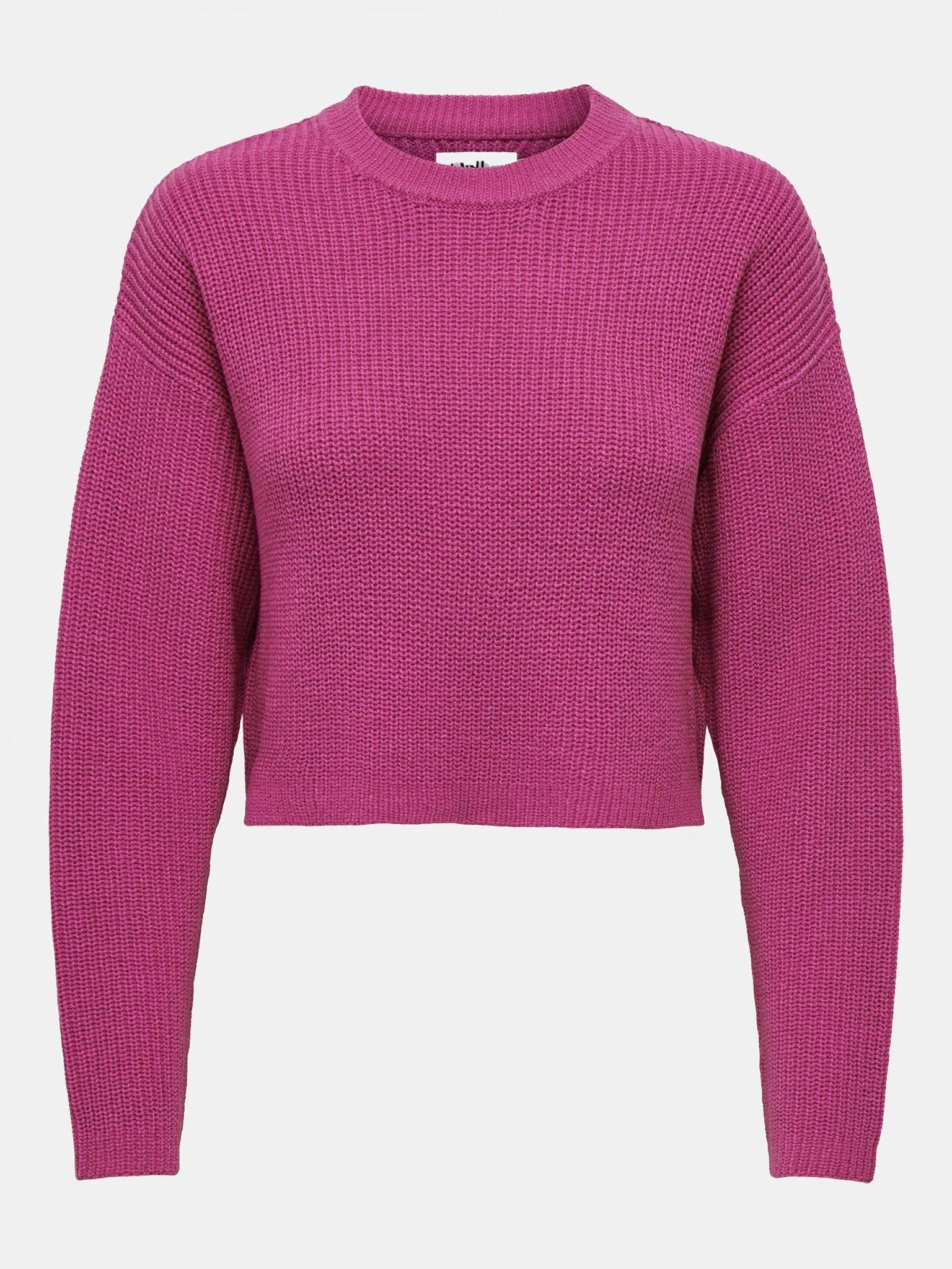 ONLMALAVI L/S CROPPED PULLOVER KNT NOOS 