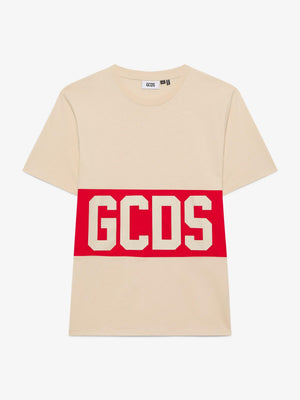 GCDS BAND LOGO LOOSE SS T-SHIRT