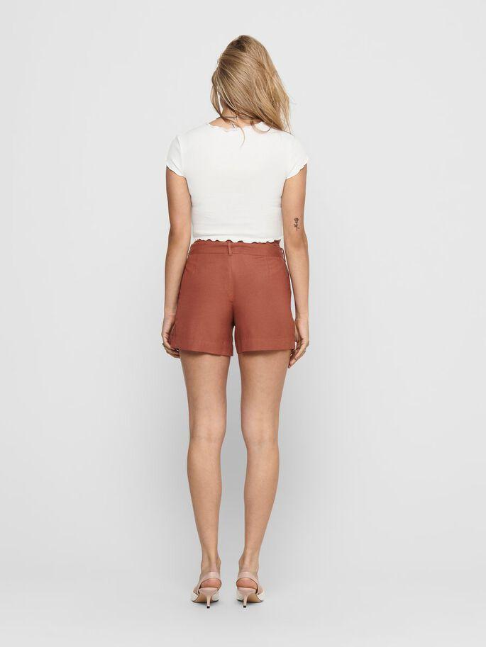 ONLVIVA LIFE HW BELT SHORTS PNT NOOS 