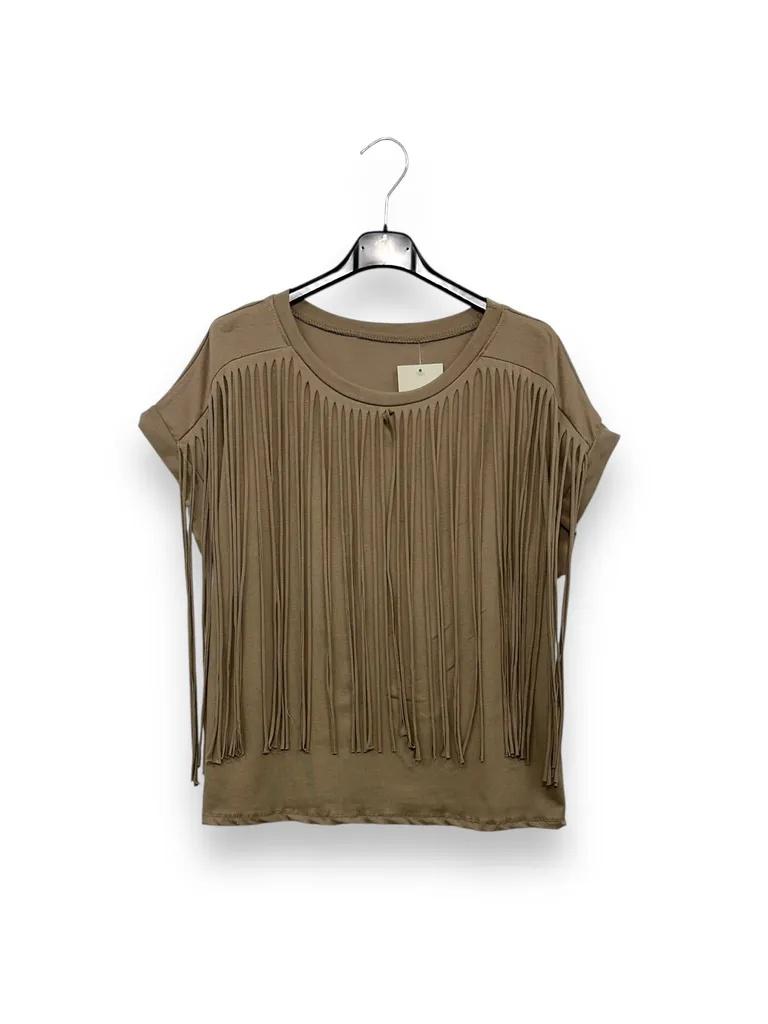 T-shirt con frange 