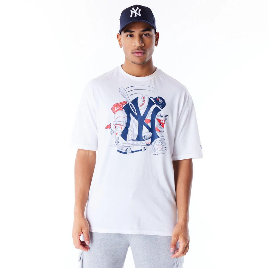 MLB FOOD GRPHC OS TEE NEYYAN  WHINVY 