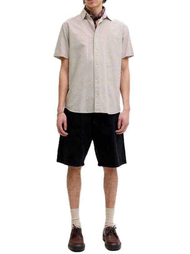 JJEBREEZE LINEN BLEND SHIRT S/S SN 