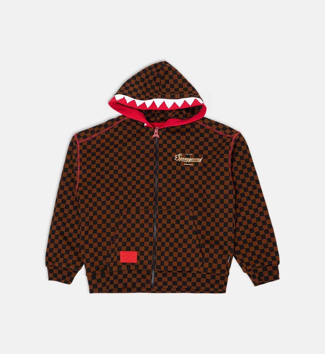 TAKEOVER THE THRONE CHECKERED FULL-ZIP 