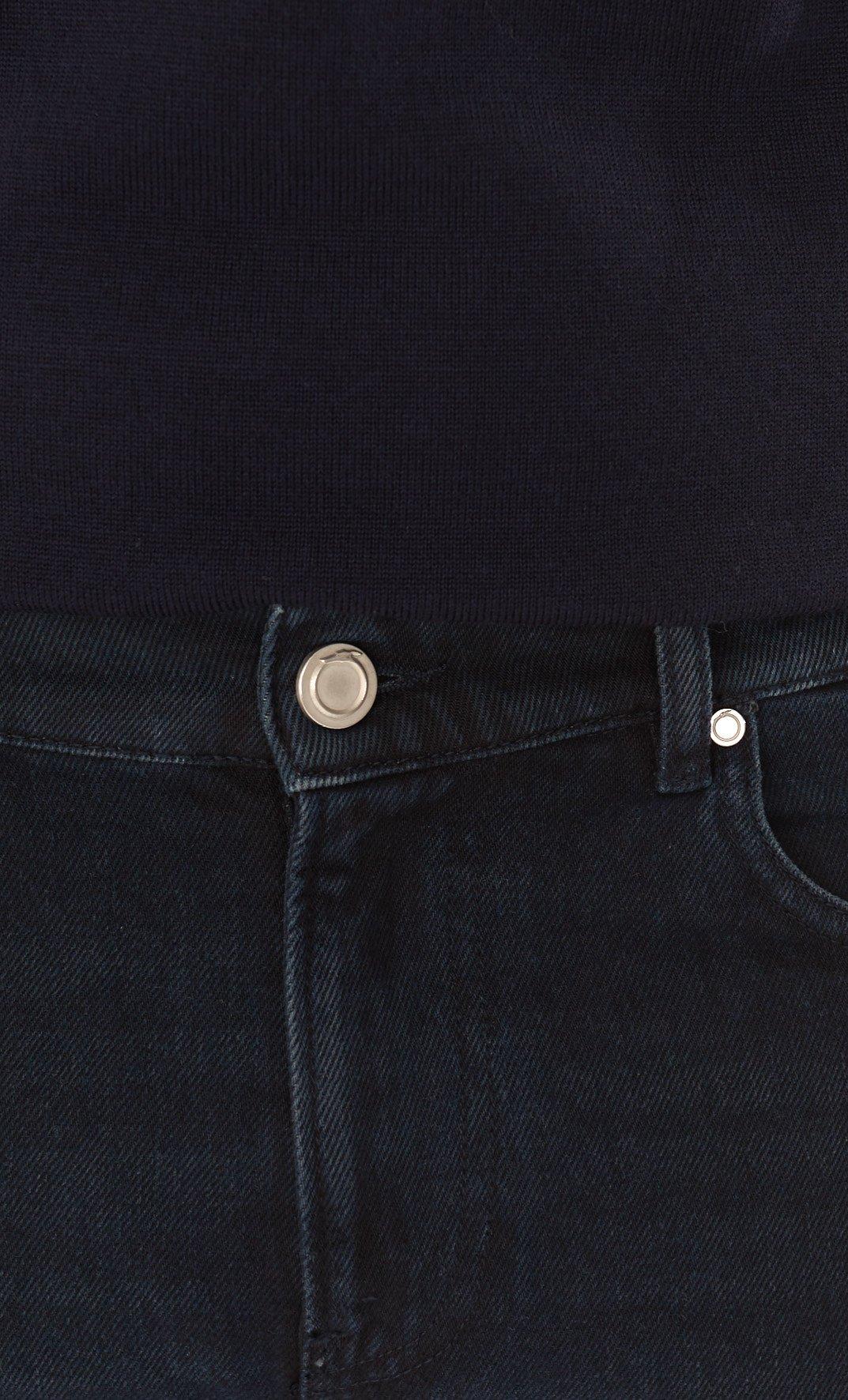 5 POCKET 370 CLOSE DENIM COMFORT BLUE BLACK 52J00000-1T006422/U283 TRUSSARDI