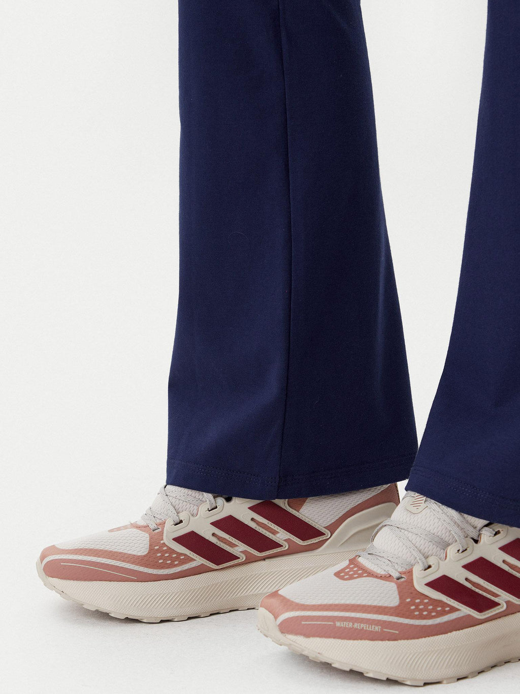 W SL SJ FLARLEG DKBLUE/WHITE 