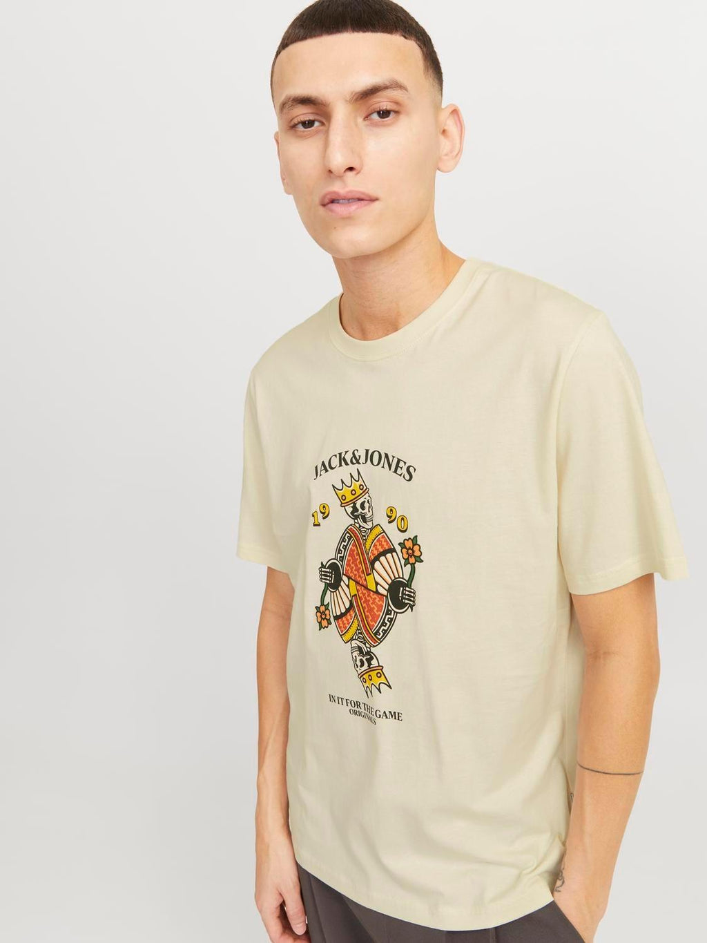 12272966/Antique White JACK AND JONES