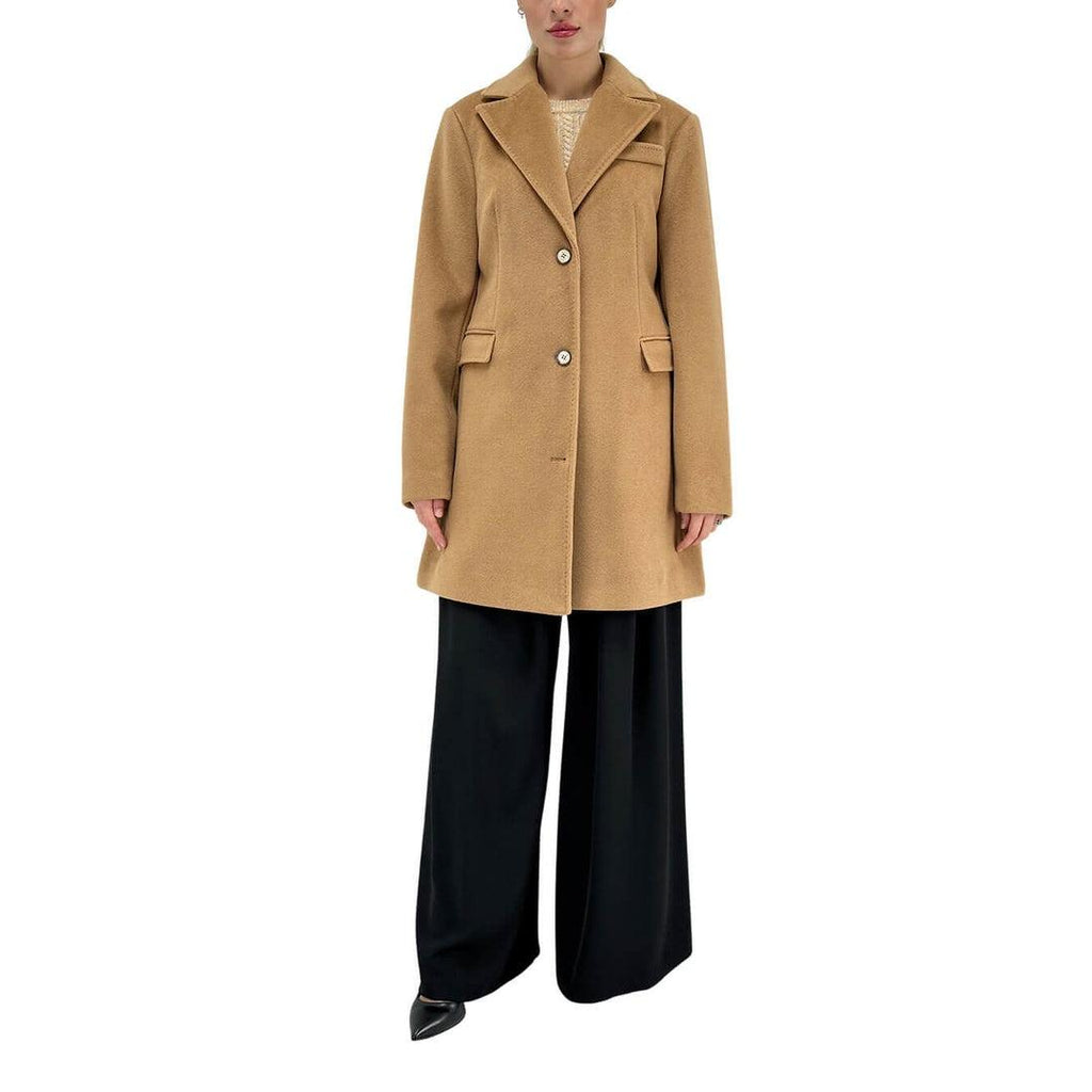 CAPPOTTO IN PANNO COLLO REVERS MW9640601/CAMMELLO MARKUP