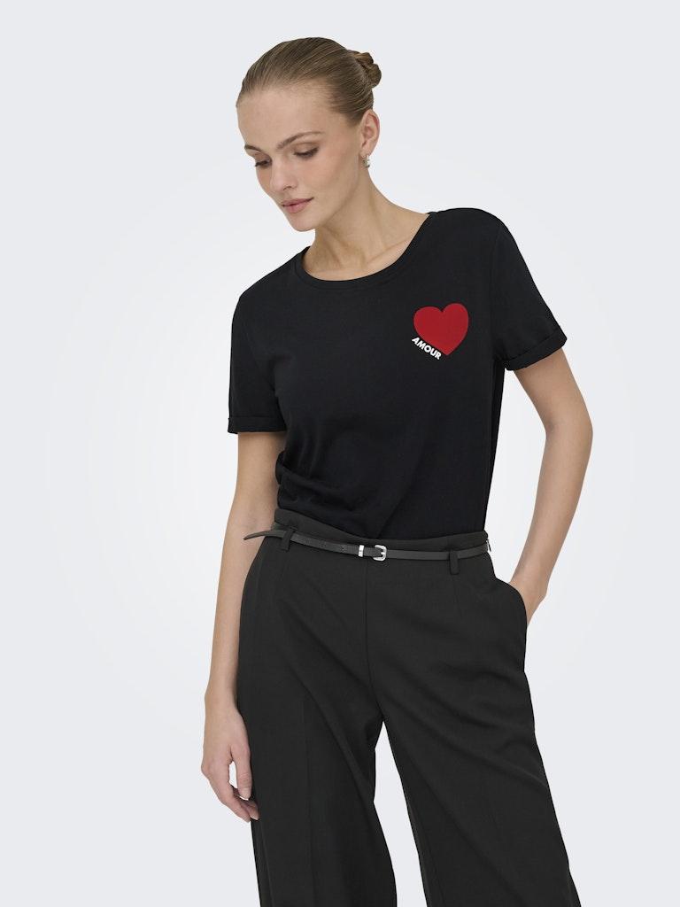 15366452/Black Heart barrados cherry ONLY
