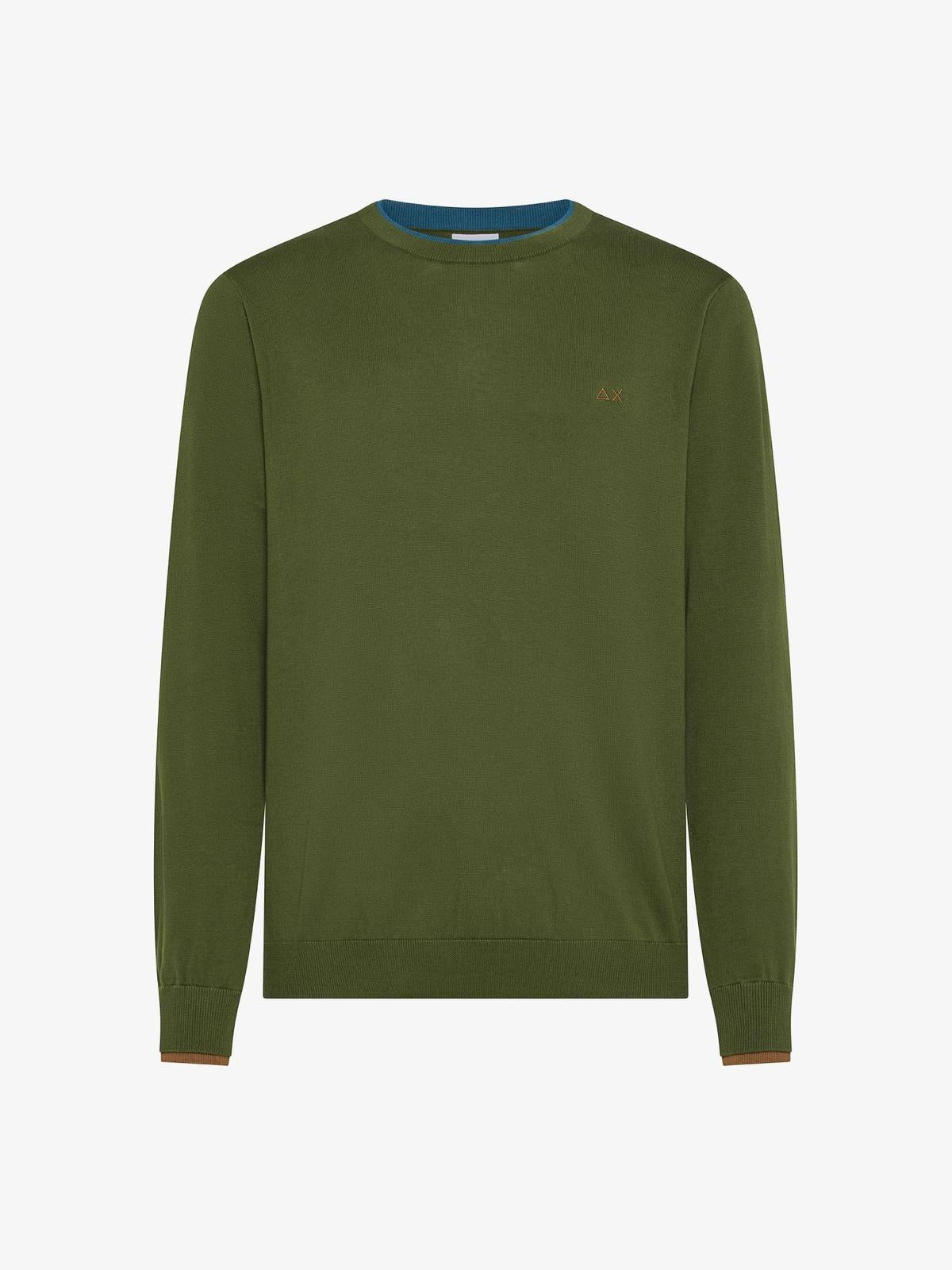 SWEATER NECK DOUBLE RIB L/S 