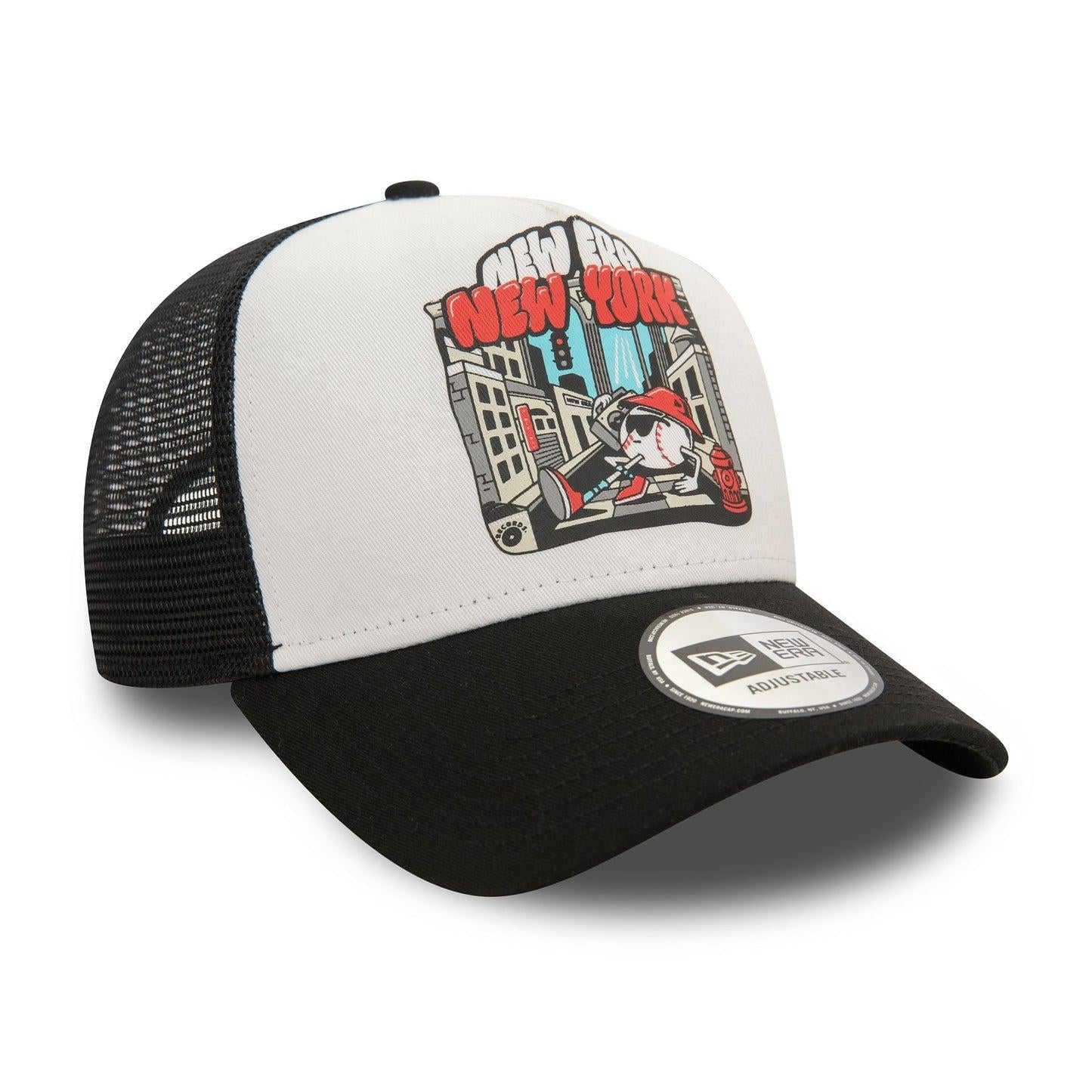 GRAPHIC PRINT TRUCKER NEWERA  BLK 60565536/BLK NEW ERA