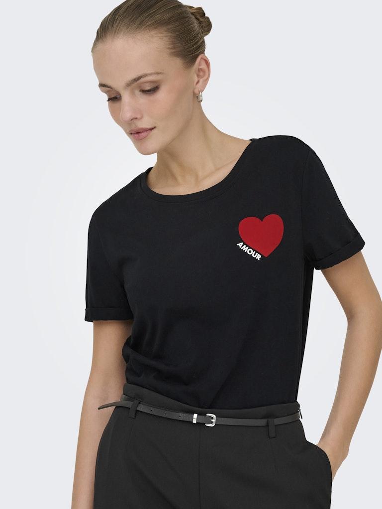 15366452/Black Heart barrados cherry ONLY